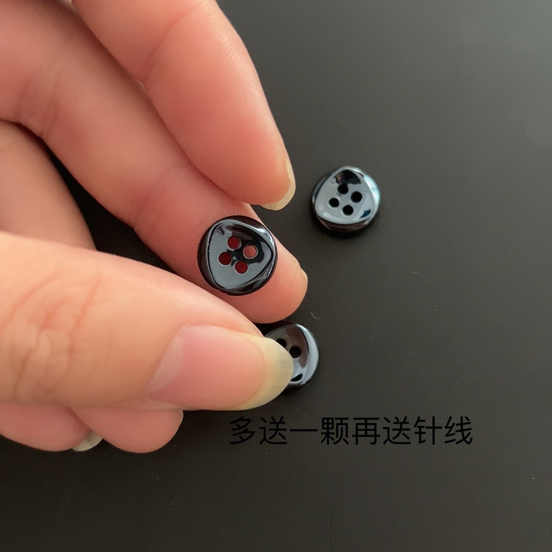 High-End Resin Shirt Buttons, Ceramic Electroplated Buttons, Triangular, Square, Hexagonal, Multi-Angled Shapes, Exquisite Small Shirt Buttons