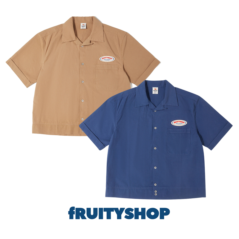Fruityshop｜Fruityshop Workwear Short-Sleeved Shirt, New Summer Style, Fashionable and Versatile Casual Shirt