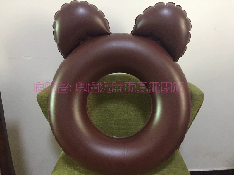 Mới dày inflatable vòng tròn phim hoạt hình bơi vòng chàng trai và cô gái ở trẻ em dưới vòng mickey donut bán buôn