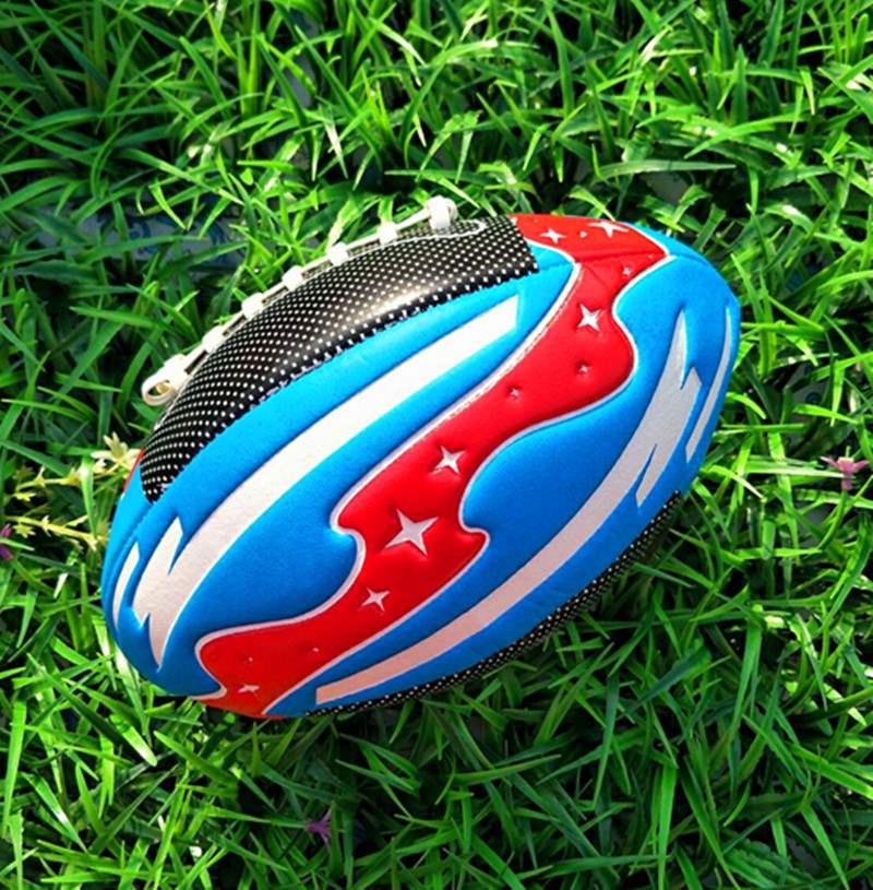 Bán chạy nhất bóng bầu dục số 3 Mỹ pu rugby da mềm cao cấp mẫu giáo trẻ em và thanh thiếu niên giảng dạy đào tạo tay? - bóng bầu dục