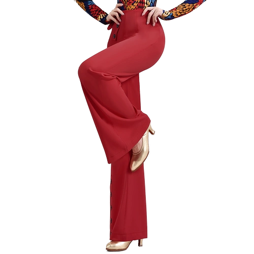 欢舞阁 Штаны, танцующая зимняя спортивная одежда, свободный крой, высокая талия