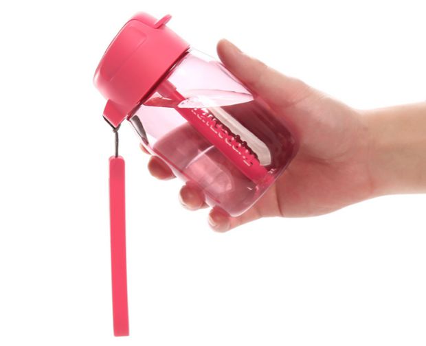 Tupperware Cup nhựa cầm tay trẻ em CC pipette Penguin Cup chính thức ly tay hàng đầu cửa hàng trang web chính thức - Tách bình đựng nước thủy tinh lock&lock