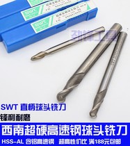 SWT Southwest Straight Shank Ball End Milling Cutter Ball Cutter R0 5 R1 5 2 R2 5 R3 R3 5 R4 R5 R6