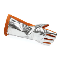 205401 Class A thermal insulation anti-splash aluminum-plated g gloves anti-metal splash thermal insulation gloves terk400a