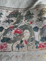 White woven new Chinese style national style Canglong Xia improved original horse face skirt. The height is about 1.1 meters and the width is 1.5 meters.