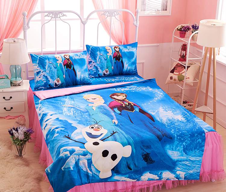 Cotton phim hoạt hình Hàn Quốc kt mèo váy ren bông Công chúa dễ thương bìa giường đơn mảnh nệm chống trượt - Váy Petti ga giường viền họa tiết