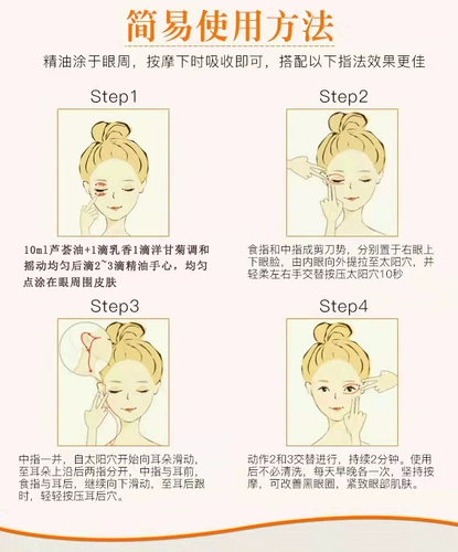 Эссенция, массажное масло, ромашка, разглаживающий лечебный парфюм, против темных кругов под глазами, против морщин