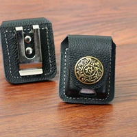 Хорчо черная кожаная ретро -медная цветная ткань