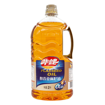 Huajian Chengxin mellow linseed oil 2L Huajian oil flaxseed oil edible oil vegetable oil