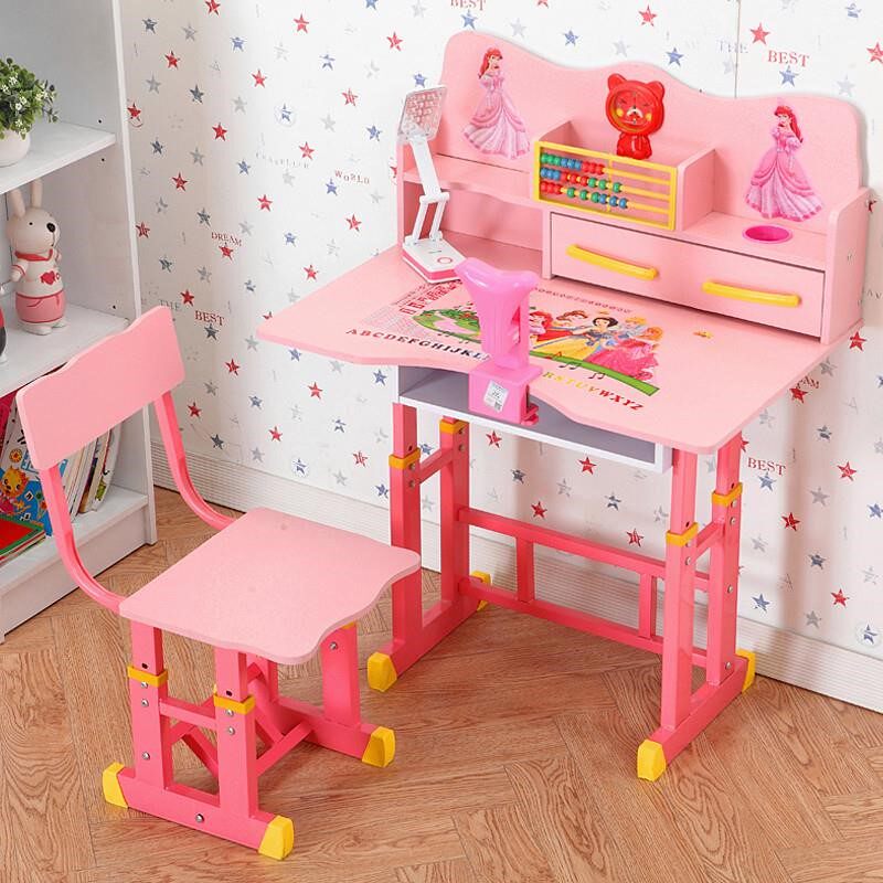Creative Cute Book House Pink Girl Child Desk Home minimalist Living room Students Princess Reading Children Qing