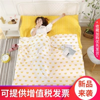 Túi ngủ bẩn khi đi công tác, ở khách sạn, người lớn, ga trải giường, đôi siêu nhẹ cầm tay, vỏ chống bẩn không bông - Túi ngủ may túi ngủ cho bé