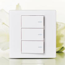 Delixi multi-control panel type 86 one open dual control plus two open three controls one open double plus 2 mid-way switch multi-control