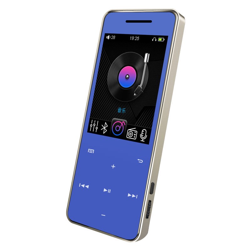 3 học sinh Bluetooth màn hình cảm ứng mỏng walkman nhạc 4 người chơi thẻ điện tử mini bên ngoài - Máy nghe nhạc mp3 