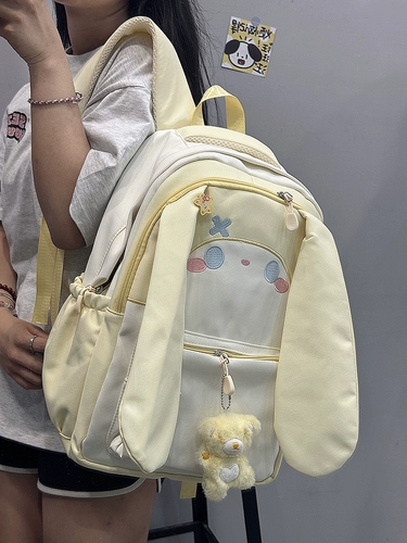 Милый ранец, сумка через плечо, вместительный и большой японский рюкзак, для средней школы