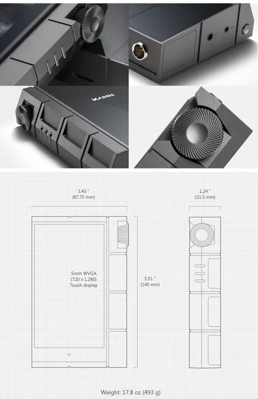 Máy nghe nhạc iriver / Avery và KANN CUBE AK gây sốt máy tính xách tay MP3 tích hợp amp hifi walkman - Máy nghe nhạc mp3