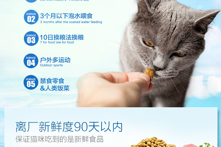 Thức ăn cho mèo DIYuk 10kg20 kg mèo thành mèo đầy đủ thức ăn chính Xiêm Garfield hương vị cá biển cung cấp đặc biệt - Cat Staples thức ăn ướt cho mèo