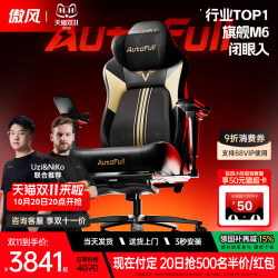 [Accessible Luxury Selection] Aofeng Electric Competition Chair m6pro + Ergonomic Chair Waist Protection Office Chair Sedentary Computer Chair