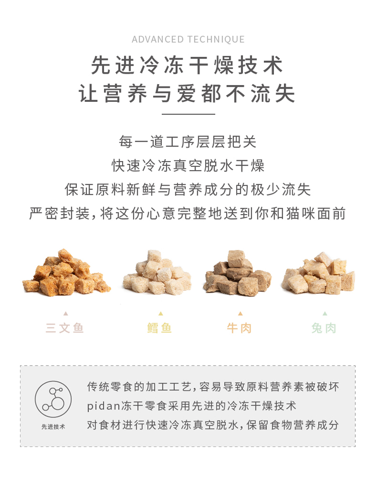 Pidan đông lạnh đồ ăn nhẹ cho mèo đồ ăn nhẹ thú cưng 10g * 1 gói thịt bò khô đông lạnh vào mèo và mèo ăn nhẹ khô - Đồ ăn nhẹ cho mèo ca hop