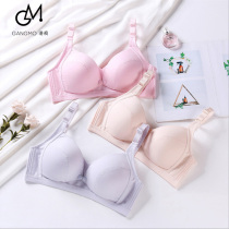 Nursing underwear womens maternity bra Autumn and winter postpartum pregnancy cotton gathered anti-sagging comfortable feeding bra Pu