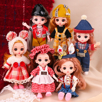 Doll toy girl simulation princess dressup 5-7 years old 8 birthday gifts Childrens house exquisite gift box set