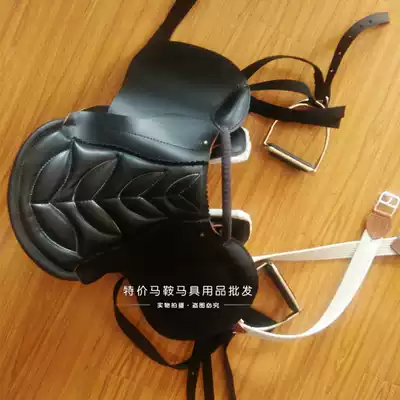 Leather Debao dwarf saddle Camel saddle Children's special leather dwarf saddle