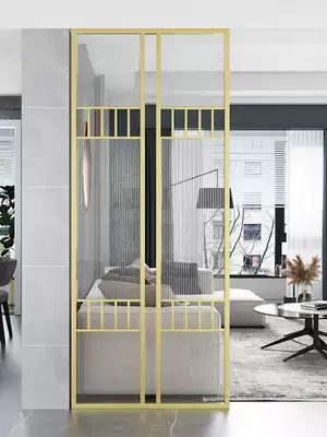 Light luxury entrance screen Changhong glass partition modern simple living room shielding decorative sink Wall