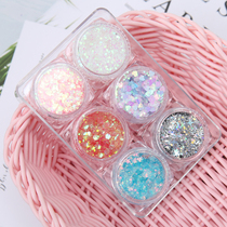 61 Childrens Day Cosmetic Eye Shadow Bright Sheet Eyewear Bright Diamond Bright Crystal Sparkling Pink Gel Six Color Stage Makeup