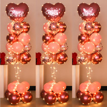 5-1 Labor Day Decorative Balloon Upright Post Shop Doorway Shop 51 festive event atmosphere Scene Placement Lucitation
