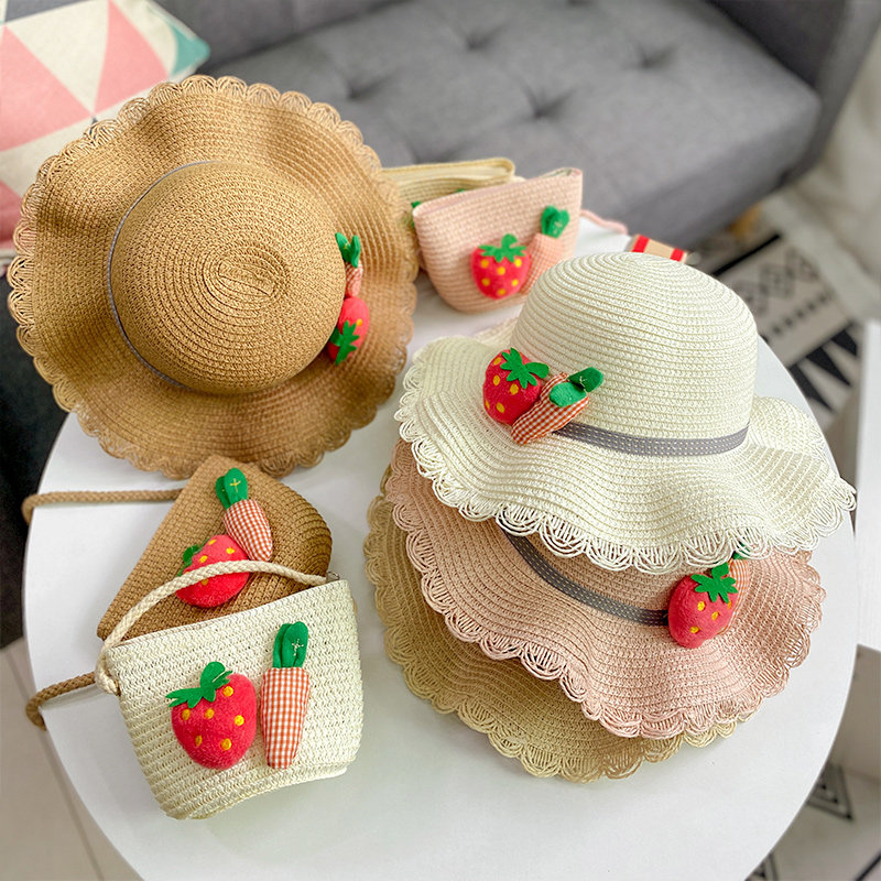 Children's ultralight sunscreen hat anti-hood sunhat 2021 new female baby sunhat lady palate baby girl