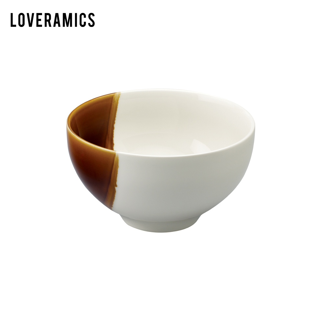 Loveramics love Mrs Tang sancai 2 l share big bowl of soup bowl pull rainbow such use salad bowl (caramel color)