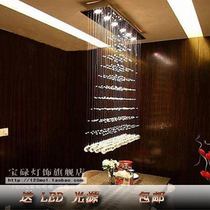 Suspension Wire Crystal Lamp Brief About Modern Suction Top Restaurant Partition Curtain Bar Bench for rectangular type k9 Pyramid LED
