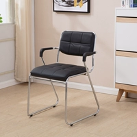 Поверхность из утолщенной черной кожи с подлокотниками (минимум 2 шт., заказ на доставку не оформляется)