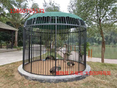 Клетка для птиц 户外超大虎皮鹦鹉鸟笼大号金属铁艺孔雀笼大型室外加网鸽子笼公园