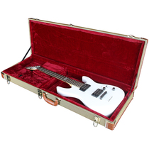 Electric guitar case Single swing ST Electric guitar case Double swing electric guitar wooden case TE electric piano case can be transported can be checked