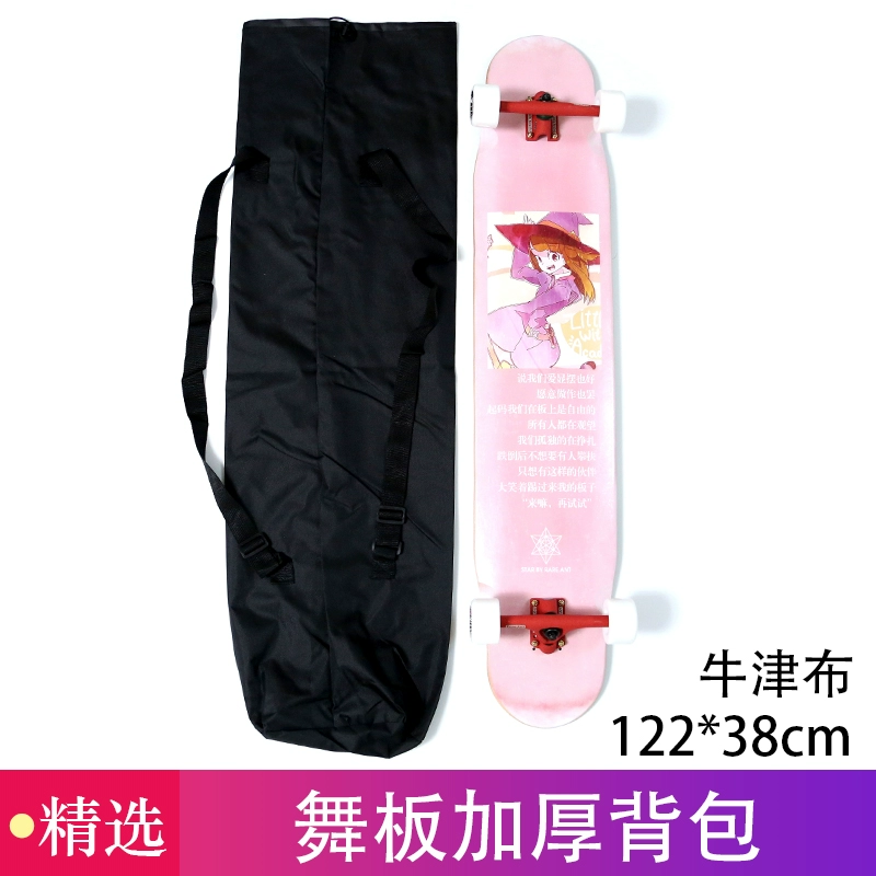 Longboard bag Double rocker skateboard bag Dance board bag Dày không thấm nước Một túi đeo vai cỡ cá - Trượt băng / Trượt / Thể thao mạo hiểm