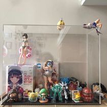 High transparent glass acrylic one display box handheld up to model toy dust cover box customization made