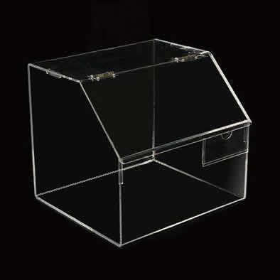 Customized acrylic supermarket dried fruit box transparent candy box storage box Nakajima food box flip cover manufacturers custom