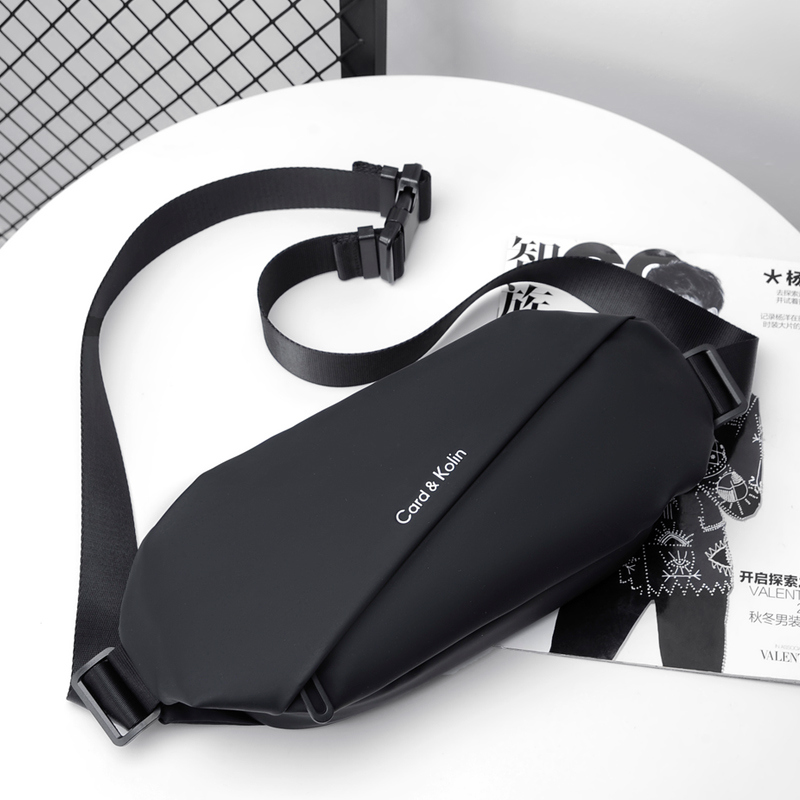 Men's chest backpack shoulder bag trend chest bag Oxford cloth messenger bag sports waist bag canvas sloping shoulder bag men's bag