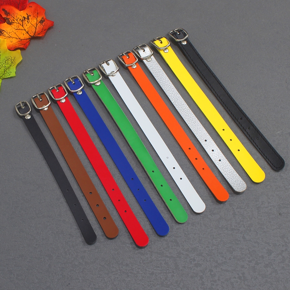 PU multi-color small belt apron Luggage tag strap Wrist bag accessories can be customized with color printing logo