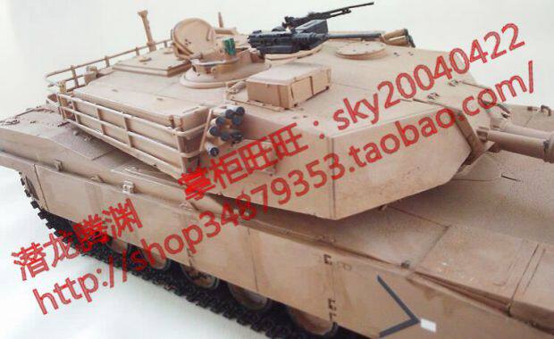 Модель военной техники 小号手 00335 1:35 电动美国m1a1ha主战坦克带twmp扫雷犁拼装模型 Trumpeter