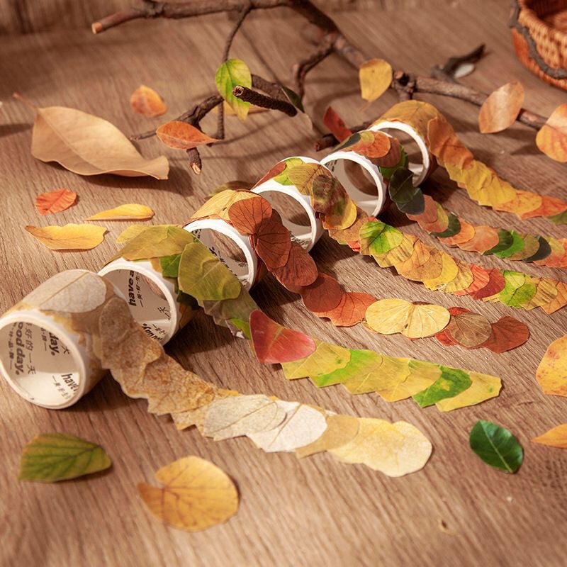 Fall-Themed Decorative Washi Tape with Unique Shapes, Simulated Leaves, Maple Leaves, Kindergarten Decoration, Unique Stickers, Growth Record Handbook, Autumn Materials Fall-Themed Decorative Washi Tape with Unique Shapes, Simulated Leaves, Maple Leaves, Kindergarten Decoration, Unique Stickers, Growth Record Handbook, Autumn Materials