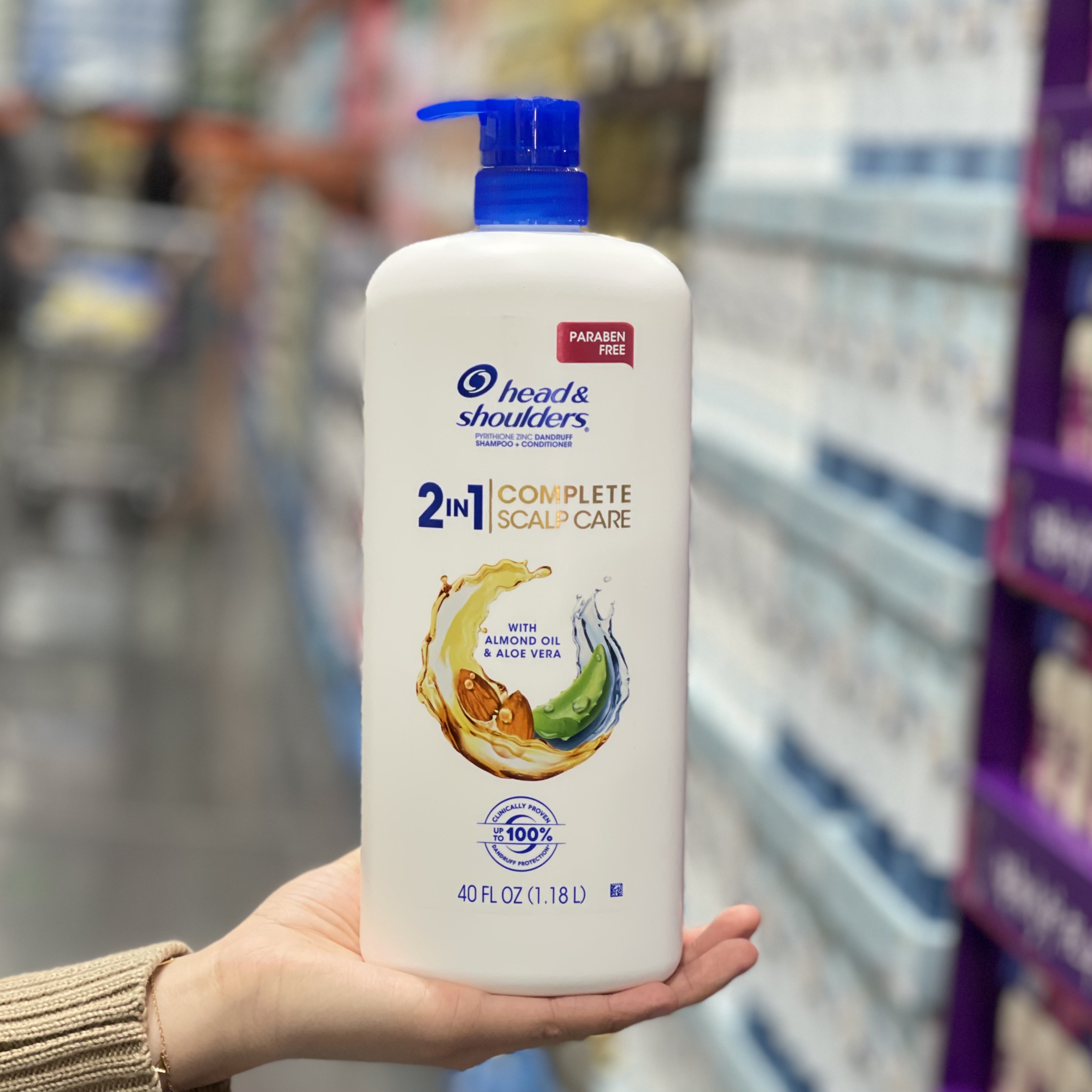 Shanghai costco USA Helen Sento Silk Shampoo Washing 2 in 1 Screen Care to stop itching 1 18L