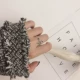 S925 sterling bạc nhẫn nữ ngày hipster Hàn Quốc sáng tạo retro phóng đại mở điều chỉnh chỉ số ngón tay đôi nhẫn phụ nữ nhẫn đôi vàng tây
