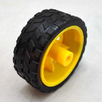 Rubber Wheels/Robot/Tracking Robot Accessories Smart Car Tires Chassis Wheels 40g