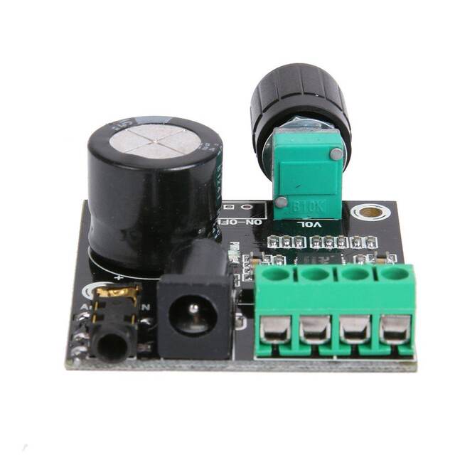 Pam8610 Module Dual-Channel 12V High-Definition Power Amplifier Board Class D Pure Digital Amplifier 15W*2 High Power