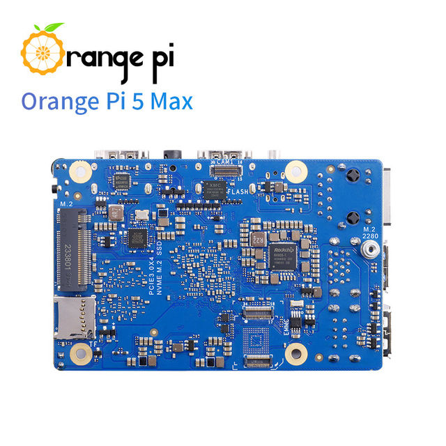 Orange Pi 5 Max Rockchip Rk3588 with Lpddr5 Memory, Onboard Wi-Fi and Bluetooth