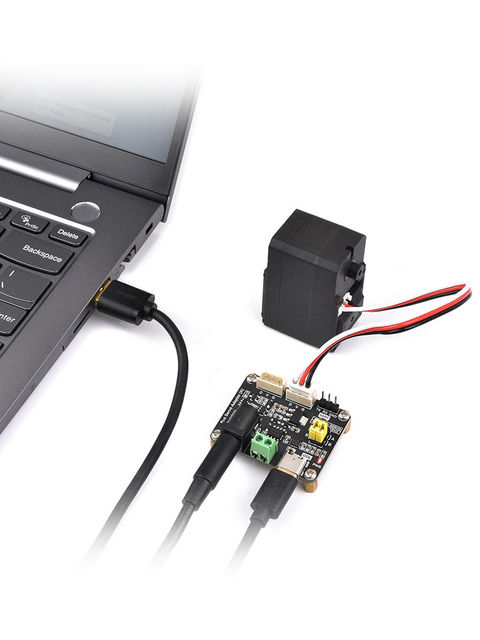 The Bus Servo Driver Board Integrates Power Supply Function and Serial Bus Control, Supporting the Connection of 253 Servos