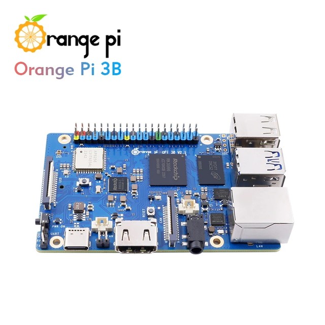 Orange Pi 3B Development Board Orange Pi 3B Motherboard Rockchip Rk3566 Chip 4-Core 64-Bit Processor