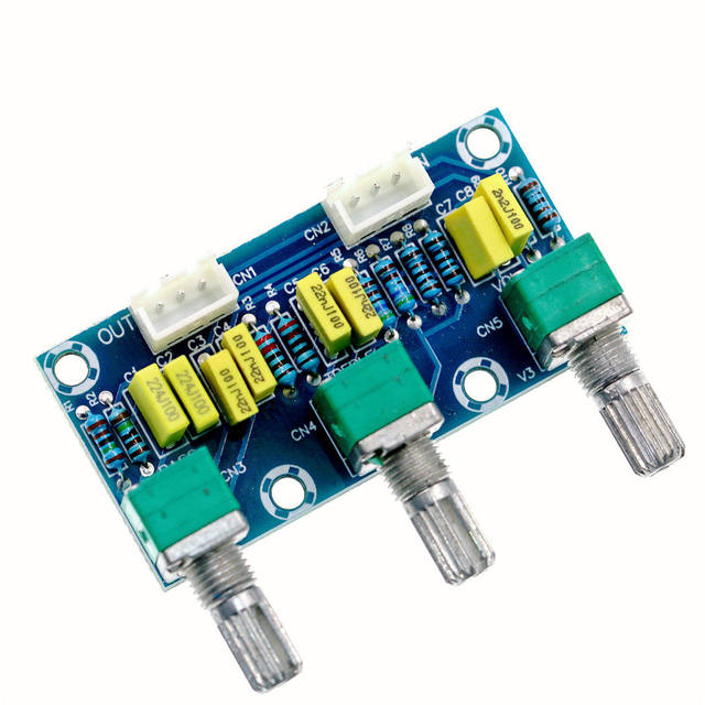 Xh-M802 Passive Tuning Board Preamp Board Tone Board High and Low Bass Adjustment Hifi Audiophile Grade Finished Product