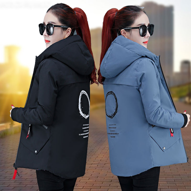 Cotton clothes woman winter 2022 new Korean version loose winter light thin down cotton clothes thickened small cotton padded jacket short jacket